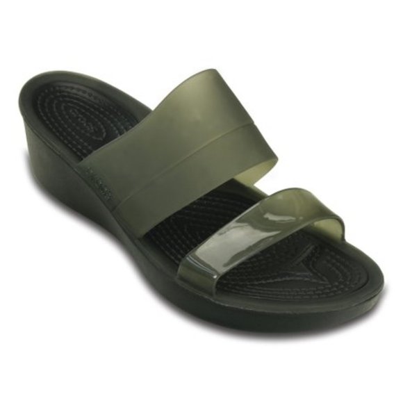 Crocs colorblock wedge on sale